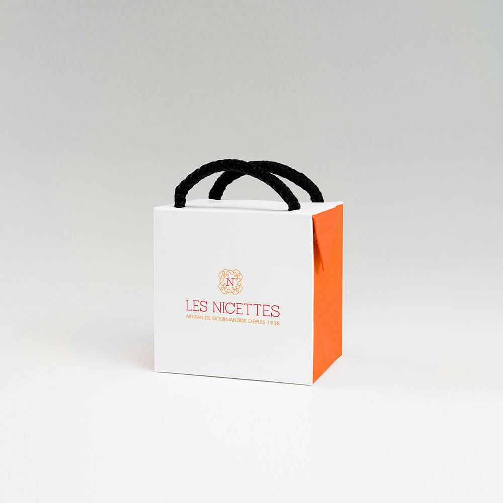 Photo du packaging Cube brandé les Nicettes