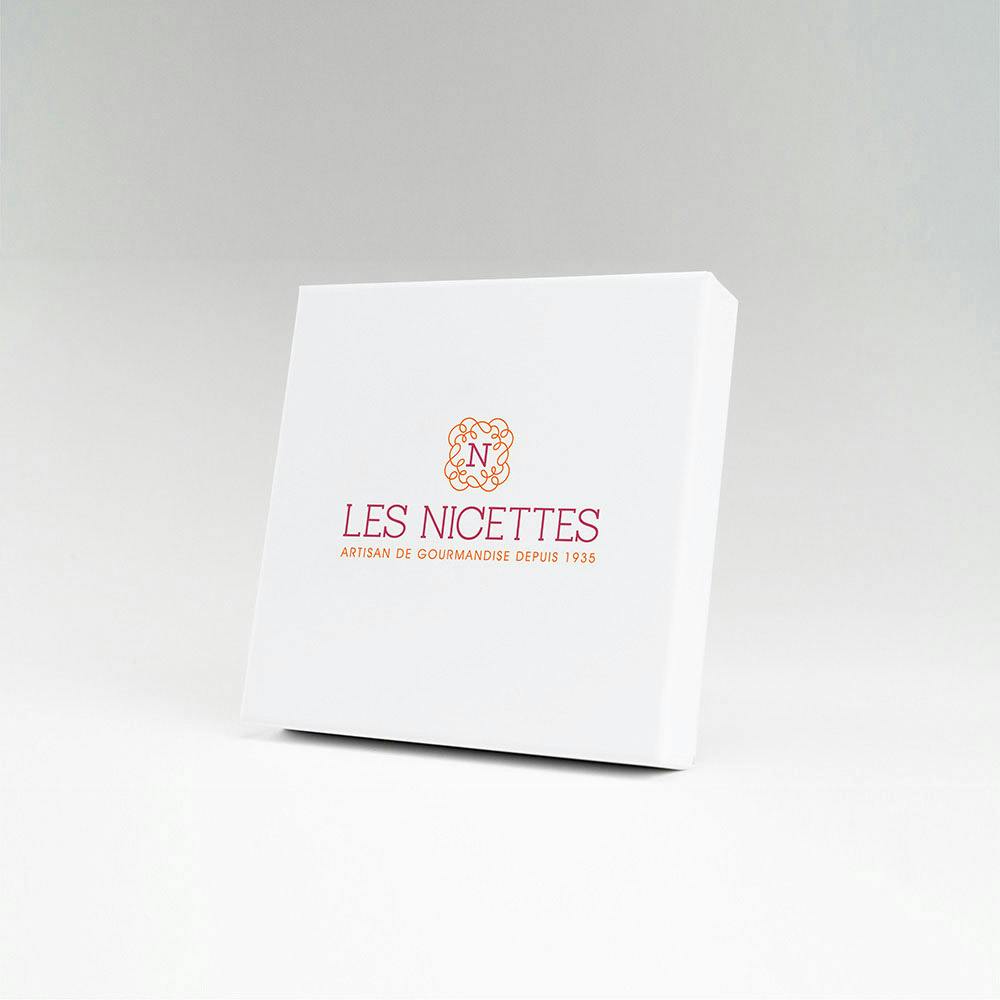 Photo du packaging Coffret Elégance brandé les Nicettes